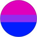 Przypinka flaga - bisexual