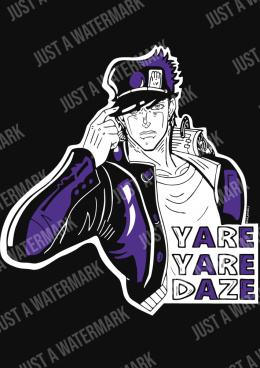 T-shirt Jojo - Jotaro Yare Yare Daze
