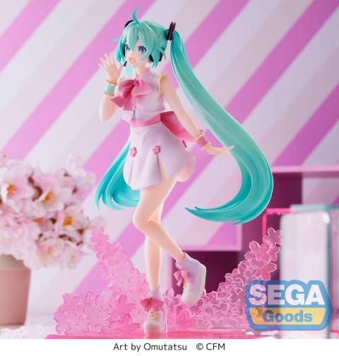 Figurka Luminasta Hatsune Miku Series Sakura Miku OmutatsuVer. Figurka Luminasta Hatsune Miku Series Sakura Miku OmutatsuVer.