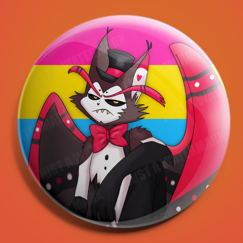 Przypinka inspirowana serią Hazbin Hotel Przypinka inspirowana serią Hazbin Hotel
