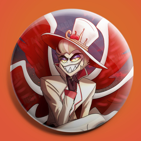 Przypinka inspirowana serią Hazbin Hotel Przypinka inspirowana serią Hazbin Hotel