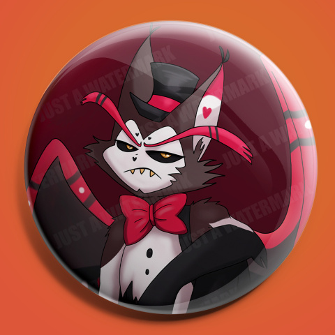 Przypinka inspirowana serią Hazbin Hotel Przypinka inspirowana serią Hazbin Hotel