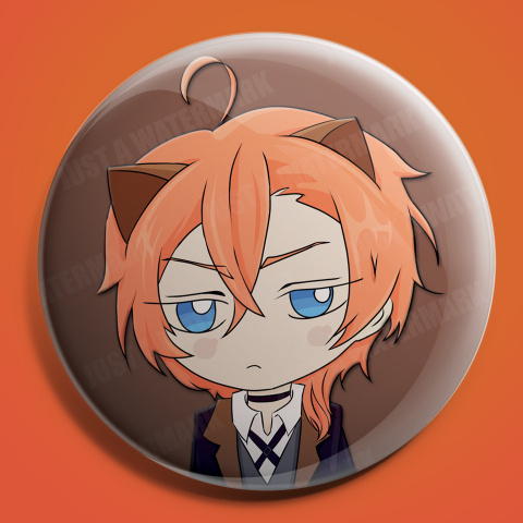 Przypinka inspirowana serią Bungo Stray Dogs Przypinka inspirowana serią Bungo Stray Dogs