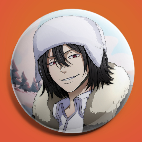 Przypinka inspirowana serią Bungo Stray Dogs Przypinka inspirowana serią Bungo Stray Dogs