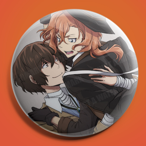 Przypinka inspirowana serią Bungo Stray Dogs Przypinka inspirowana serią Bungo Stray Dogs