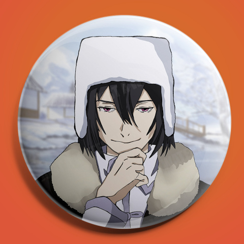Przypinka inspirowana serią Bungo Stray Dogs Przypinka inspirowana serią Bungo Stray Dogs