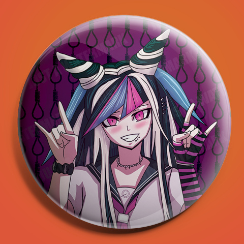 Przypinka inspirowana serią Danganronpa Przypinka inspirowana serią Danganronpa