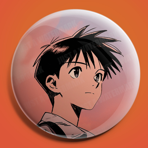 Przypinka inspirowana serią Evangelion Przypinka inspirowana serią Evangelion