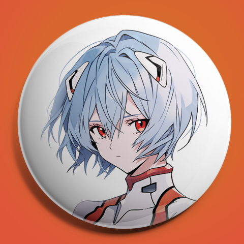 Przypinka inspirowana serią Evangelion Przypinka inspirowana serią Evangelion