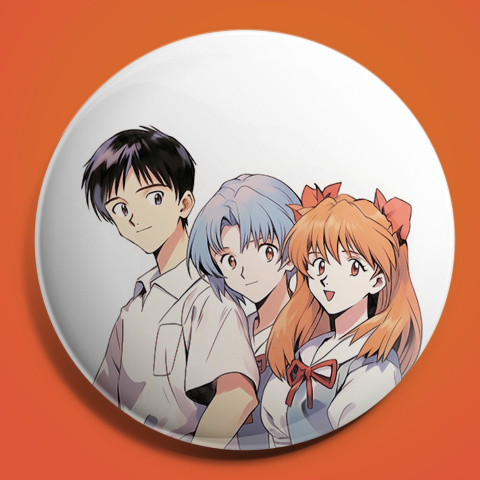 Przypinka inspirowana serią Evangelion Przypinka inspirowana serią Evangelion