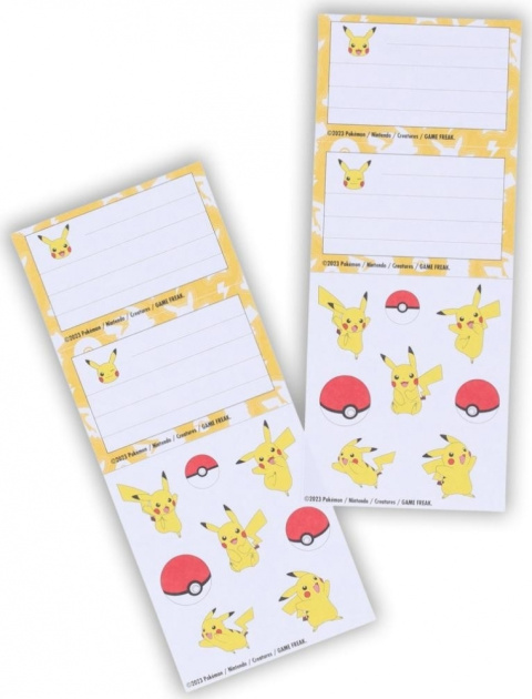 Zestaw naklejek Pokémon, 2 arkusze Zestaw naklejek Pokémon, 2 arkusze