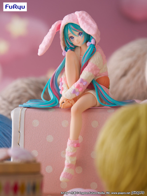 Hatsune Miku Noodle Stopper Figure - Usamimi Pajama Hatsune Miku Noodle Stopper Figure - Usamimi Pajama