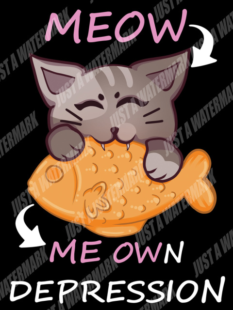Koszulka Depression Kitty Koszulka Depression Kitty