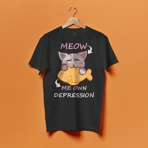 Koszulka Depression Kitty Koszulka Depression Kitty