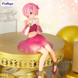 Re:Zero Starting Life in Another World Noodle Stopper PVC Figure - Ram Twinkle Party Another Color Ver.