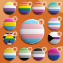 Przypinka Flaga LGBTQ+