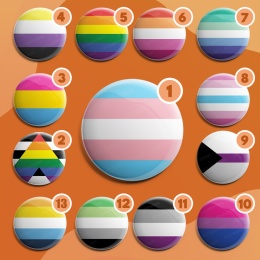 Przypinka Flaga LGBTQ+